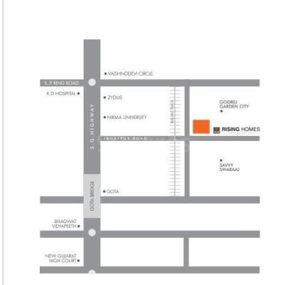sunrising , Vaishnodevi Circle, Ahmedabad North, Ahmedabad - LockMyKey
